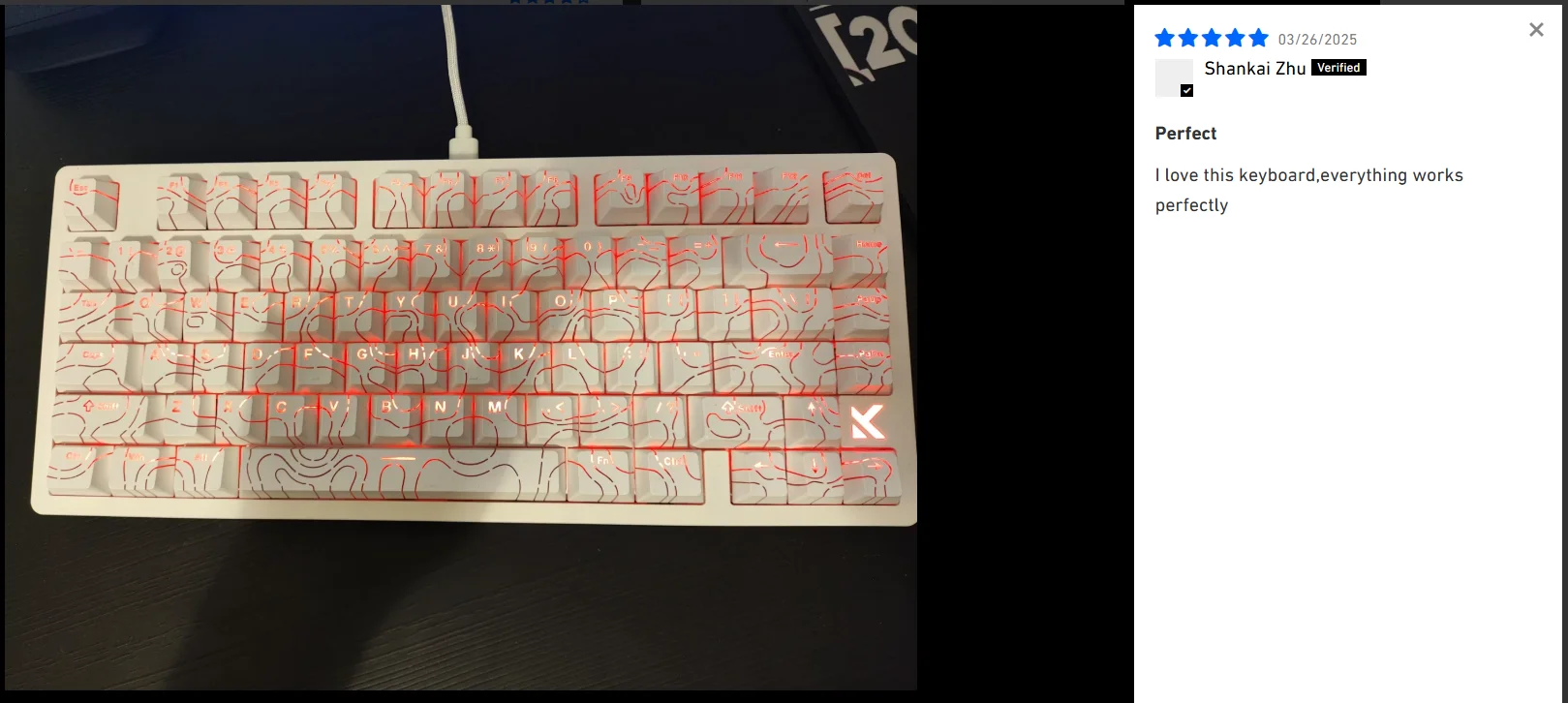 Mchose Jet75 Kailh Magnetic Switch Gaming Keyboard 25