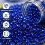 5 Colors Decorative Glass Pebbles Colorful Polished Stones 8 | PricZone 5 Colors Decorative Glass Pebbles Colorful Polished Stones 8 | PricZone