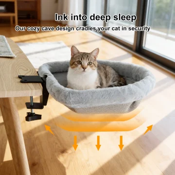 Foldable Semi Circular Cat Desk Bed Space Saving Hammock 1 | PricZone
