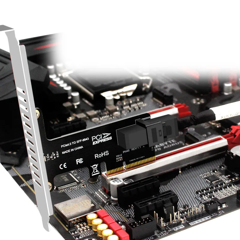 Port PCIe 40 To Sff8643 SasSata Raid Adapter 3 | PricZone Port PCIe 40 To Sff 8643 SasSata Raid Adapter 3 | PricZone