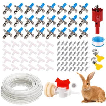 Rabbit Automatic Water Feeding Dispenser Set Drinking 2