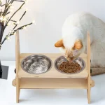 Height Adjustable Elevated Dog Bowls Tall Raised Feeder 4 | PricZone