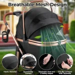 Foldable Pet Stroller for Medium DogCat Up To 55 Lbs 6 | PricZone Foldable Pet Stroller for Medium DogCat Up To 55 Lbs 6 | PricZone