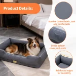 Orthopedic Dog Beds Dark Grey Pet Sofa Cushion 7 | PricZone Orthopedic Dog Beds Dark Grey Pet Sofa Cushion 7 | PricZone