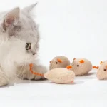 Pieces Imitation Fur Cat Mouse Rattle Toys 4 | PricZone