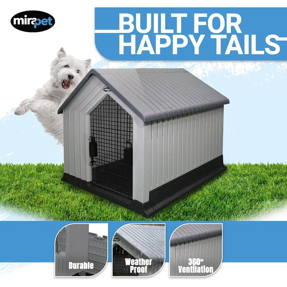 Durable Waterproof Plastic Dog House Or Small To Large Sized 4 | PricZone Durable Waterproof Plastic Dog House Or Small To Large Sized 4 | PricZone