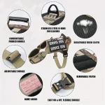 Adjustable Tactical Service Dog Harness with Handle 6 | PricZone Adjustable Tactical Service Dog Harness with Handle 6 | PricZone