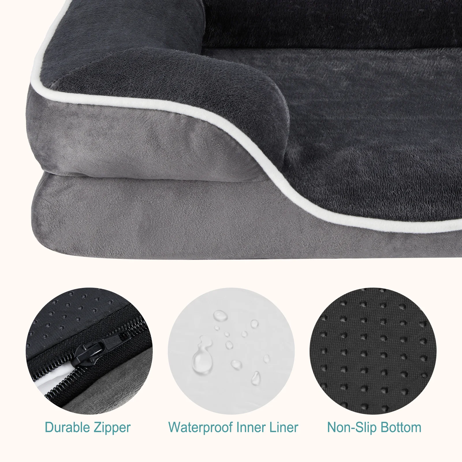 Mcq 42X32 Inch Memory Foam Dog Bed Xl Machine Washable 3 | PricZone Mcq 42X32 Inch Memory Foam Dog Bed Xl Machine Washable 3 | PricZone
