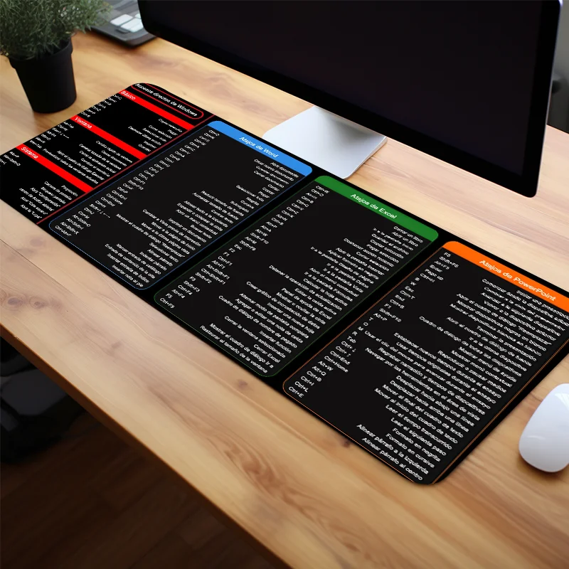 Excel Shortcuts Large Mouse Pad for Office Desk 4 | PricZone Excel Shortcuts Large Mouse Pad for Office Desk 4 | PricZone