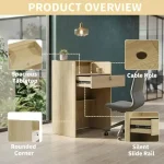Modern Reception Desk with Lockable Drawer 15Mm Mdf 4 | PricZone Modern Reception Desk with Lockable Drawer 15Mm Mdf 4 | PricZone