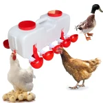 10 kg Self Filling Chicken Waterer Feeder W10 Drinking Cups 4 | PricZone
