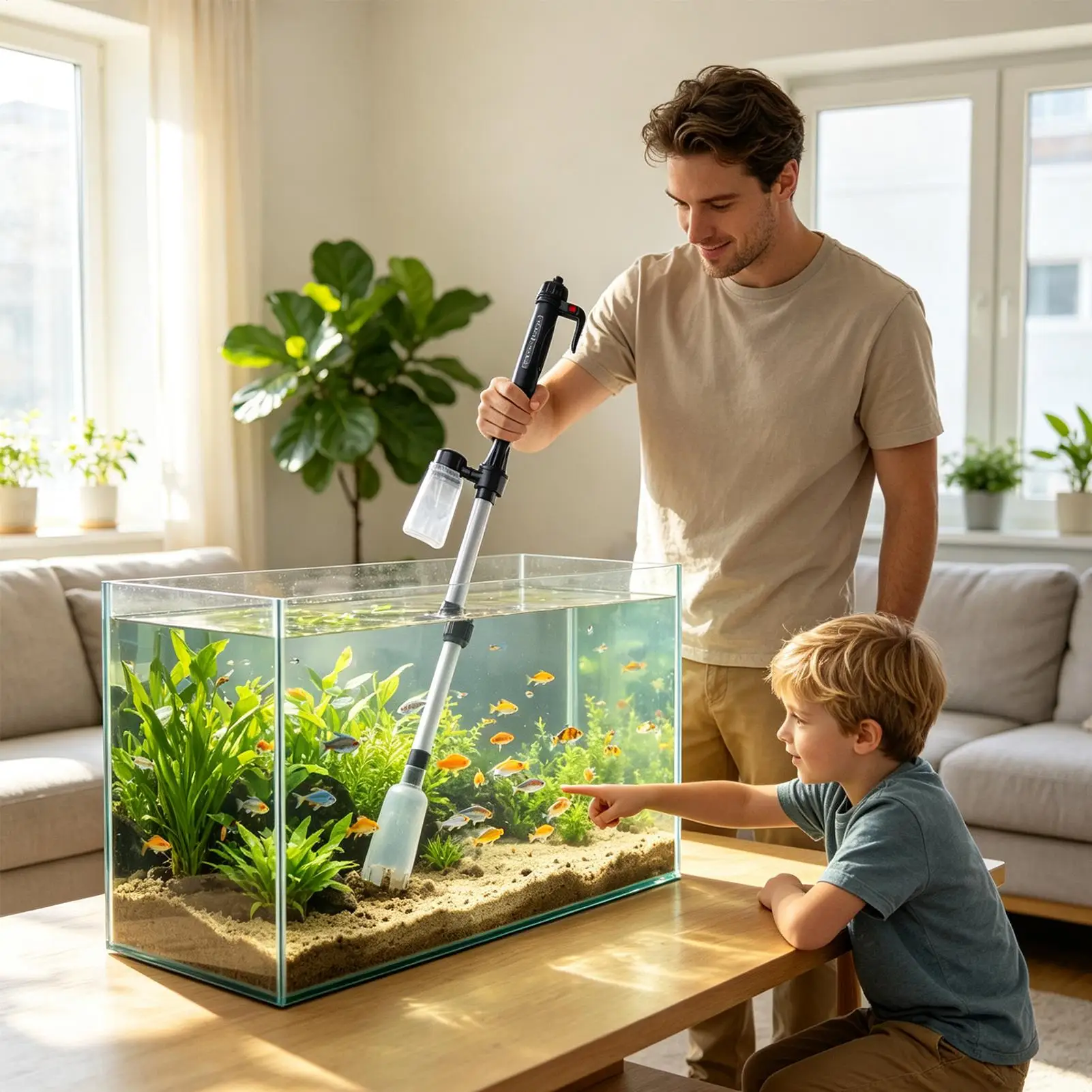 Electric Aquarium Substrate Cleaner USBPowered Cleaning 4 | PricZone Electric Aquarium Substrate Cleaner USB Powered Cleaning 4 | PricZone