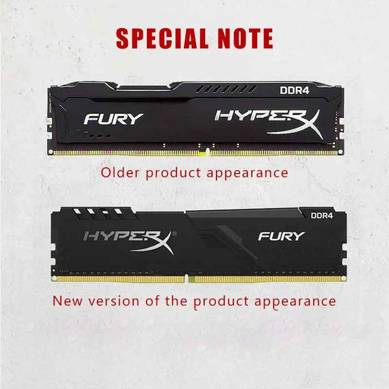 Hyperx Fury Ddr4 8Gb 16Gb RAM 3200Mhz 2666Mhz Desktop Memory 7