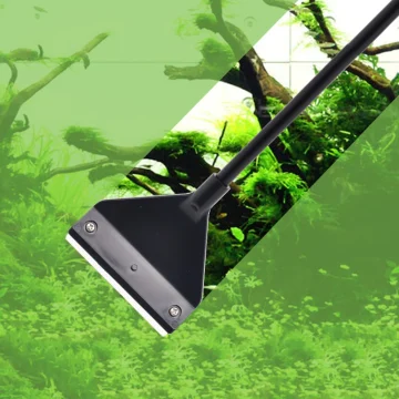 Aquarium Algae Remover Aluminum Alloy Scraper Blade Fish 2