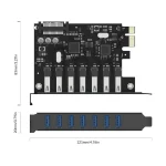 Orico 2 7 Port USB 30 Pci E Expansion Card Hub 5 | PricZone