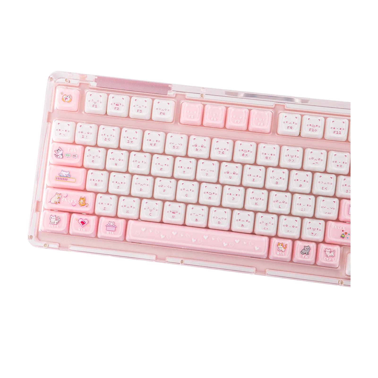 Kiiboom Mewsic Jelly Keycap Set 122 Mao Profile Abs+PC 17