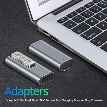 USB C to MagSafe 2 Connector Quick Charge Adapter 1 | PricZone