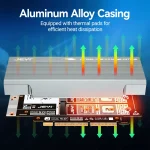Jeyi 2Bay M2 Nvme SSD Pcie 50 X16 Expansion Card 5 | PricZone Jeyi 2 Bay M2 Nvme SSD Pcie 50 X16 Expansion Card 5 | PricZone