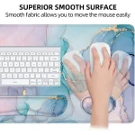 Extended Mouse Pad with Wrist Rest and Desk Keyboard Mat 5 | PricZone