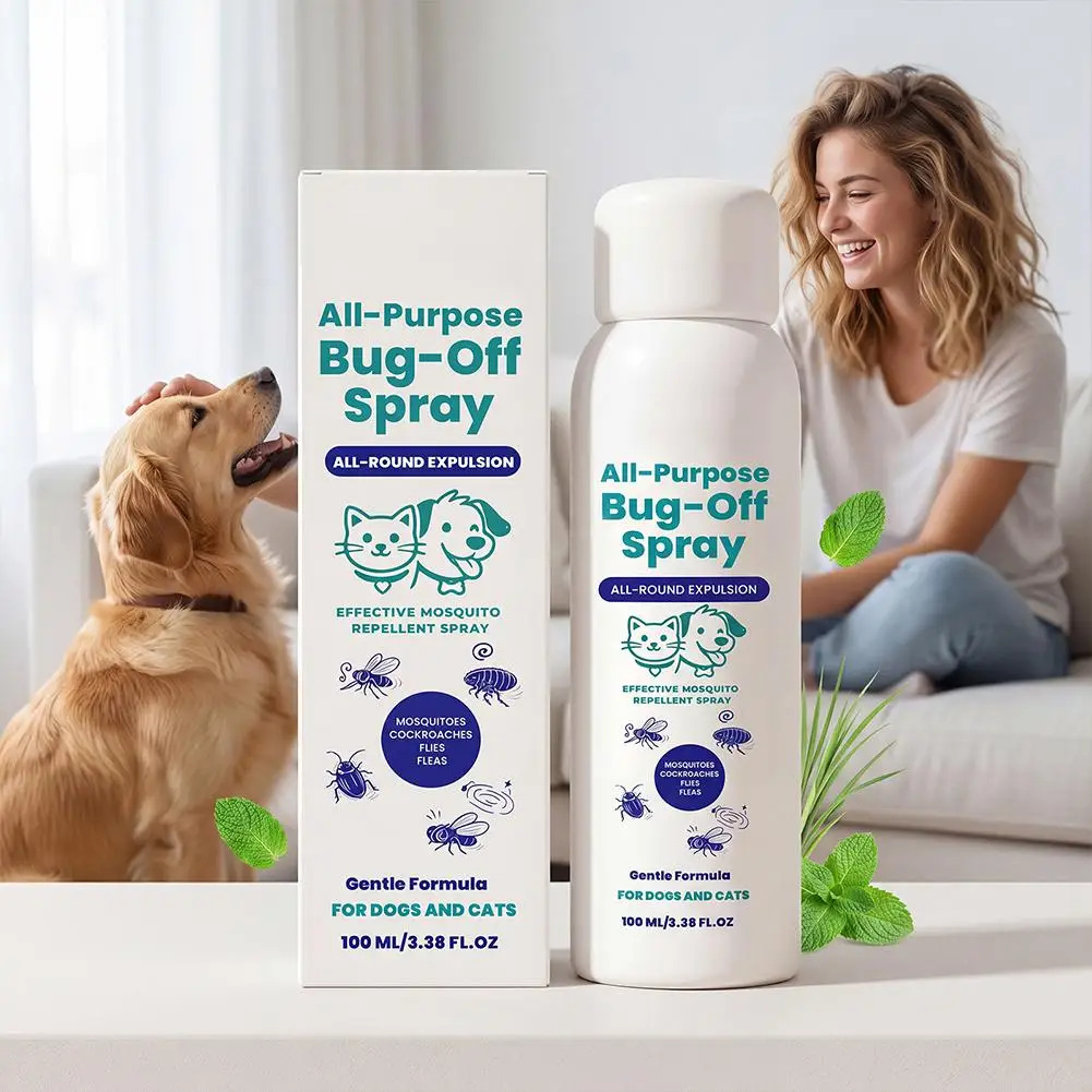 Pet Insect Repellent Spray Mild Safe Effectively Repels 15