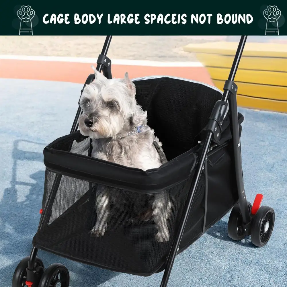 4Wheel Pet Stroller for Foldable Outdoor Travel Carrier 5 | PricZone 4 Wheel Pet Stroller for Foldable Outdoor Travel Carrier 5 | PricZone