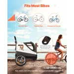 Succebuy 100 Lbs Dog Bike Trailer 2 In 1 Pet Stroller Cart 2 | PricZone