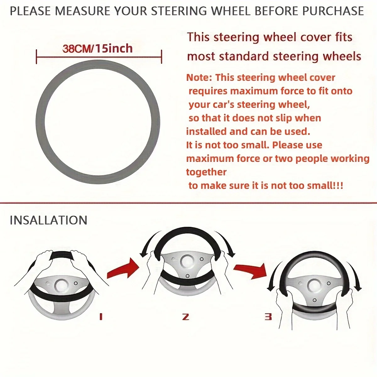 Sweet Heart Design Steering Wheel Wrap Durable PU Leather 6 | PricZone Sweet Heart Design Steering Wheel Wrap Durable PU Leather 6 | PricZone