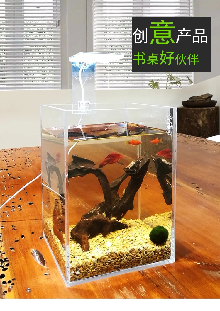 Acrylic Ultra White Fish Aquatic Pets Tank Open Aquarium 17