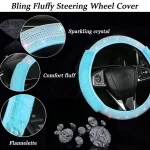 Piece Plush Car Interior Accessories Set Imitation Diamond 3 | PricZone Piece Plush Car Interior Accessories Set Imitation Diamond 3 | PricZone
