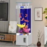 Hys Glass Fish Tank Living Room Small Household Vertical 1 | PricZone Hys Glass Fish Tank Living Room Small Household Vertical 1 | PricZone