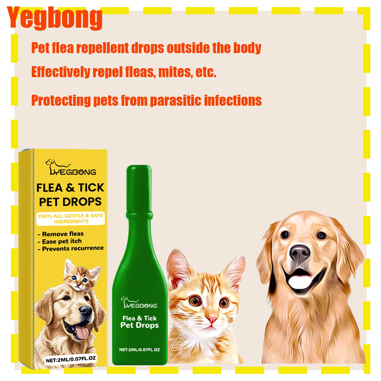 Yegbong Pet External Insect Repellent Drops Tick Removal 1 | PricZone Yegbong Pet External Insect Repellent Drops Tick Removal 1 | PricZone