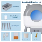 Self Cleaning Litter Box 76L Large Capacity Automatic Cat 3 | PricZone