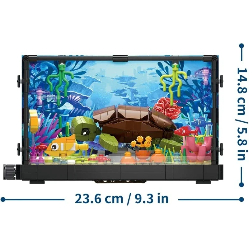 Party Favors Icons Fish Tank Aquarium Building Blocks Set 9