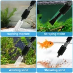 6 In 1 Aquarium Gravel Cleaner Tool Strong Suction Electric 6 | PricZone 6 In 1 Aquarium Gravel Cleaner Tool Strong Suction Electric 6 | PricZone