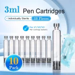 10 50 Pack 3Ml Peptide Insulin Pen Cartridge 3Cc Cartridges 2 | PricZone