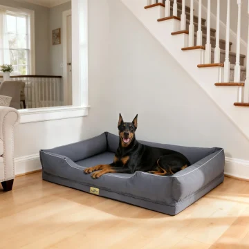 Orthopedic Dog Beds Dark Grey Pet Sofa Cushion 1