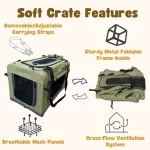Pet Stroller Oldable Travel Crate for Small and Medium Dog 3 | PricZone Pet Stroller Oldable Travel Crate for Small and Medium Dog 3 | PricZone