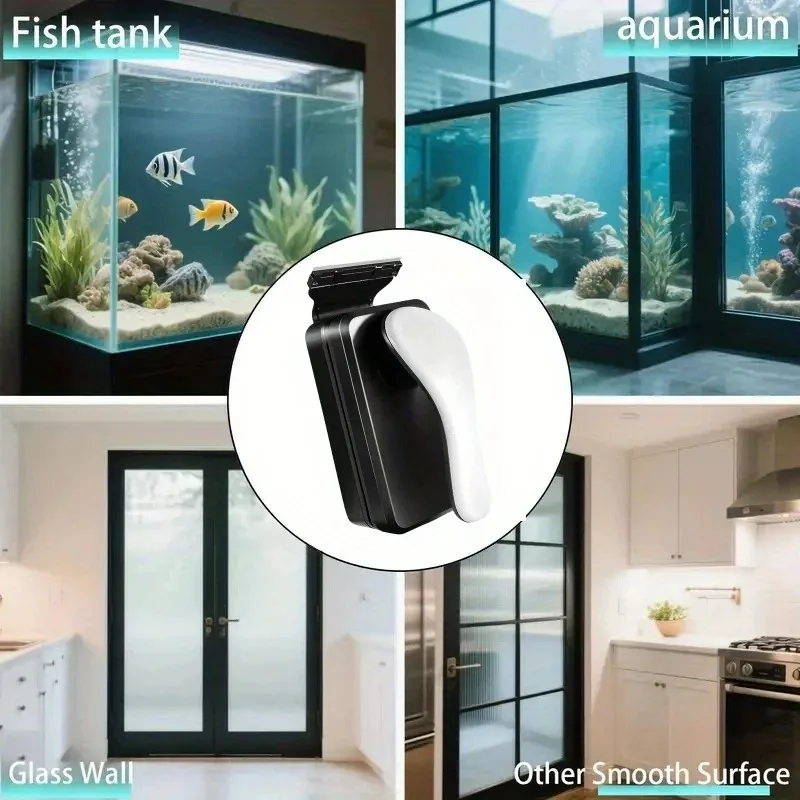 Floating Magnetic Aquarium Glass Cleaner Fish Tank Algae 5 | PricZone Floating Magnetic Aquarium Glass Cleaner Fish Tank Algae 5 | PricZone