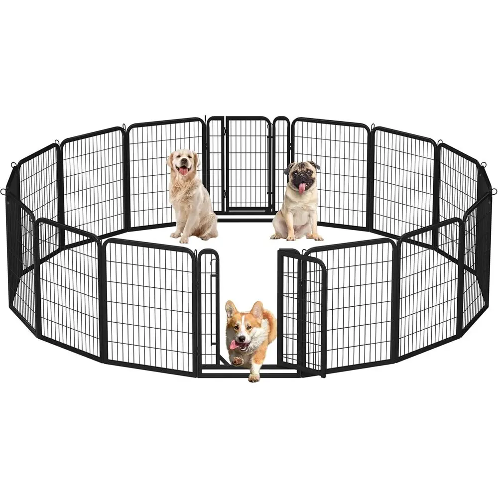 32in 16Panel Metal Dog Playpen Fence or Indoor Yard RV 1 | PricZone 32 in 16 Panel Metal Dog Playpen Fence or Indoor Yard RV 1 | PricZone