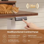Adjustable Height Computer Desk with Storage and Drawers 4 | PricZone Adjustable Height Computer Desk with Storage and Drawers 4 | PricZone