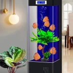 Hys Glass Fish Tank Living Room Small Household Vertical 2 | PricZone Hys Glass Fish Tank Living Room Small Household Vertical 2 | PricZone