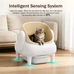 Cumrige Champagne Beige Smart SelfCleaning Cat Litter Box 5 | PricZone Cumrige Champagne Beige Smart SelfCleaning Cat Litter Box 5 | PricZone