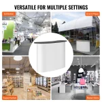 Portable Exhibition Counter Stand with Foldable Wall 5 | PricZone Portable Exhibition Counter Stand with Foldable Wall 5 | PricZone