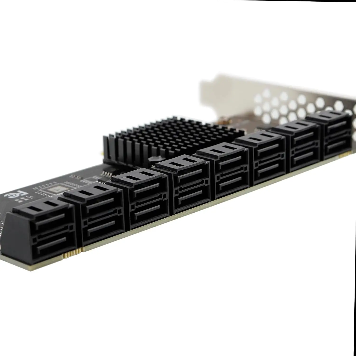Port SATA 3.0 SSD Expansion Card PCIe x1 Adapter 8