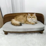 Unique Elevated Pet Sofa Wood Small Dog Couch Bed 6 | PricZone Unique Elevated Pet Sofa Wood Small Dog Couch Bed 6 | PricZone