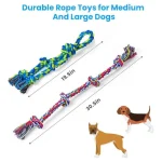 Heavy Duty Dog Rope Toys for Large Breed Aggressive Chewers 3 | PricZone