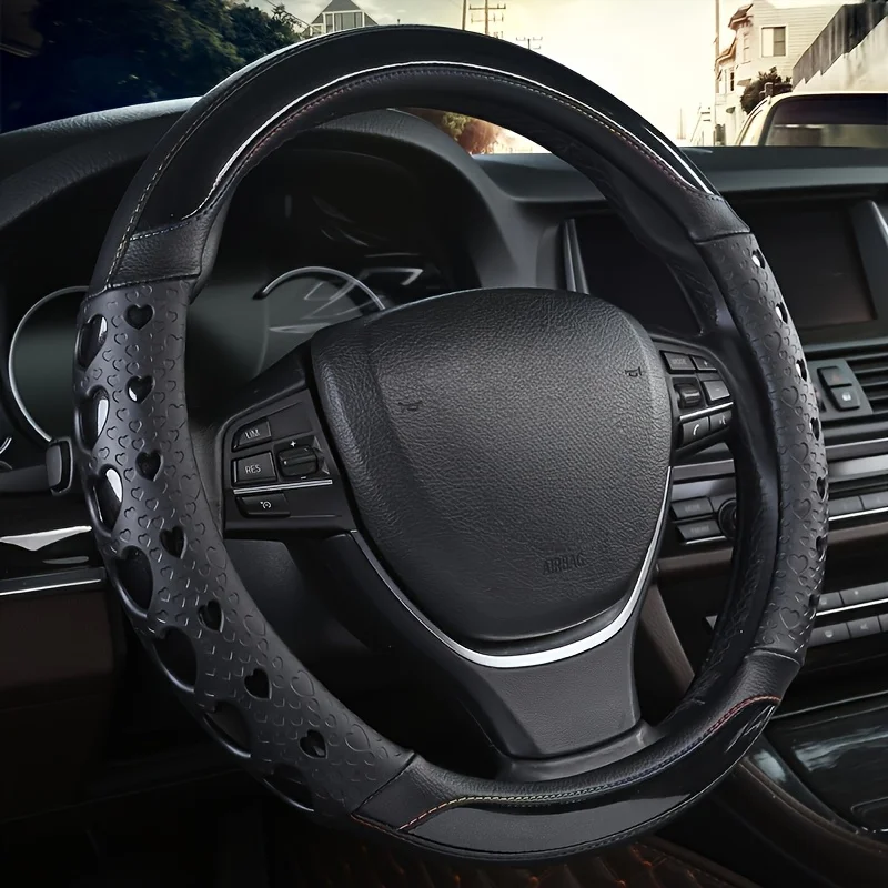 Sweet Heart Design Steering Wheel Wrap Durable PU Leather 4 | PricZone Sweet Heart Design Steering Wheel Wrap Durable PU Leather 4 | PricZone