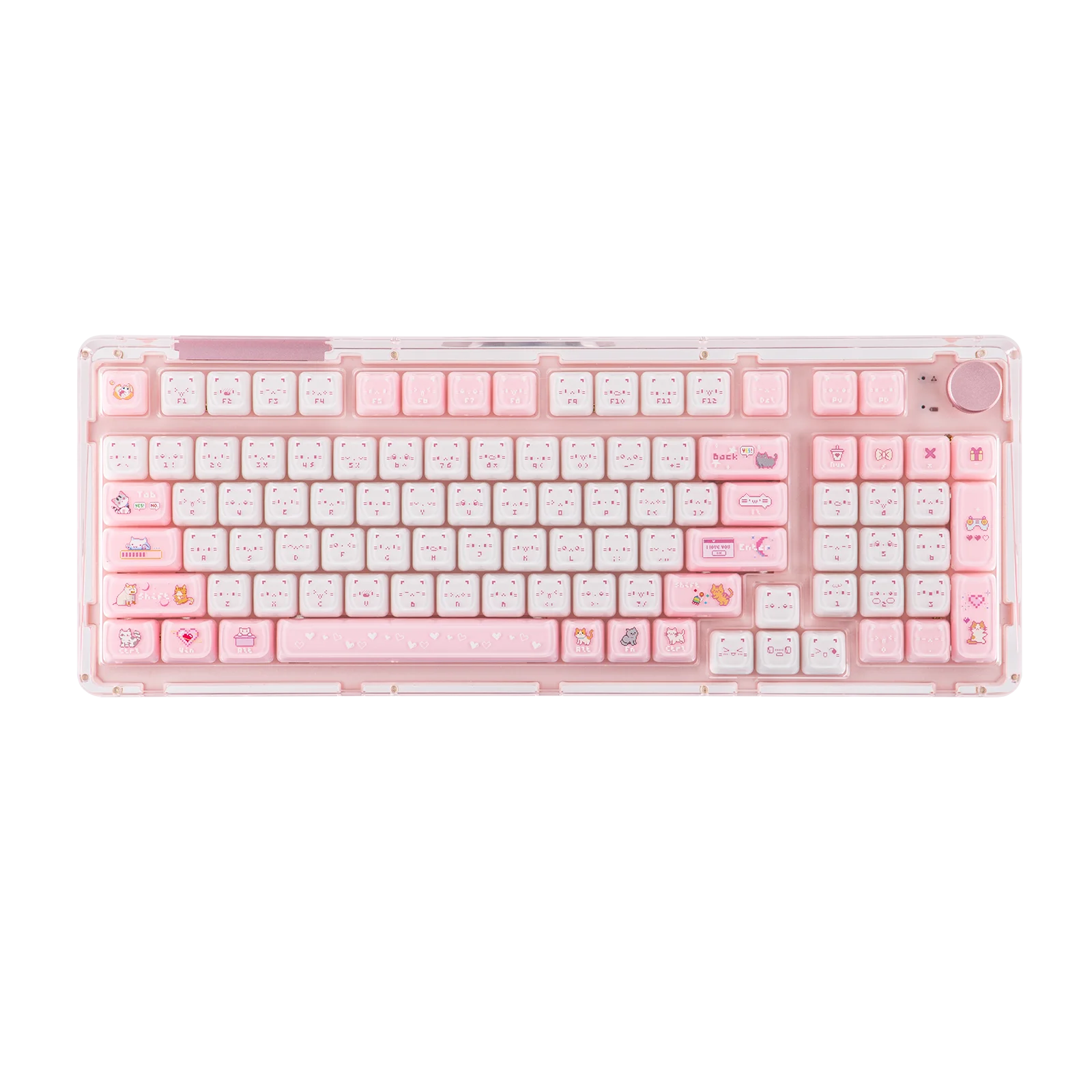 Mewsic Jelly Keycap Set 122 Mao Profile Keycaps Abs+PC 13