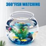 Fish Bowl Plastic L M S Sizes Desktop Aquarium Tanks Round 5 | PricZone