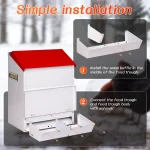 Large Capacity Metal Automatic Chicken Feeding Trough 8 | PricZone
